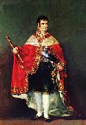 Francisco de Goya, Portrait of Ferdinand VII of Spain in his robes of state